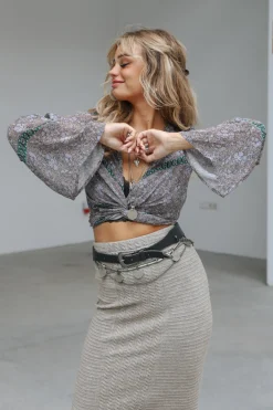 Aura wrap Blouse