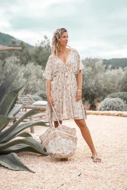 Bag Elvio Flower Sand