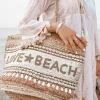 Beach Bag Love & Beach Gold/Aqua