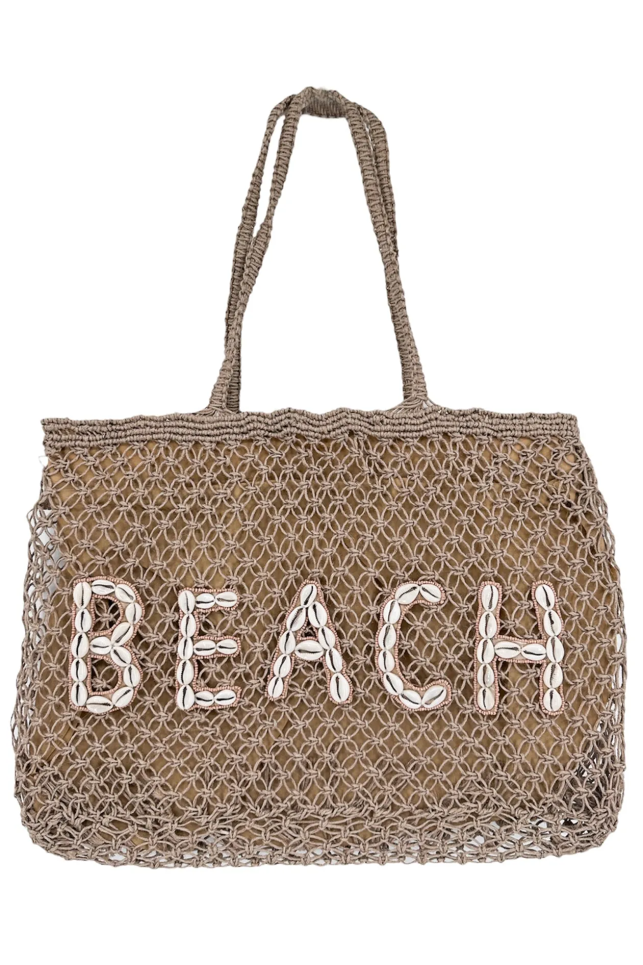 Beach Bag Seashell Off White Beach