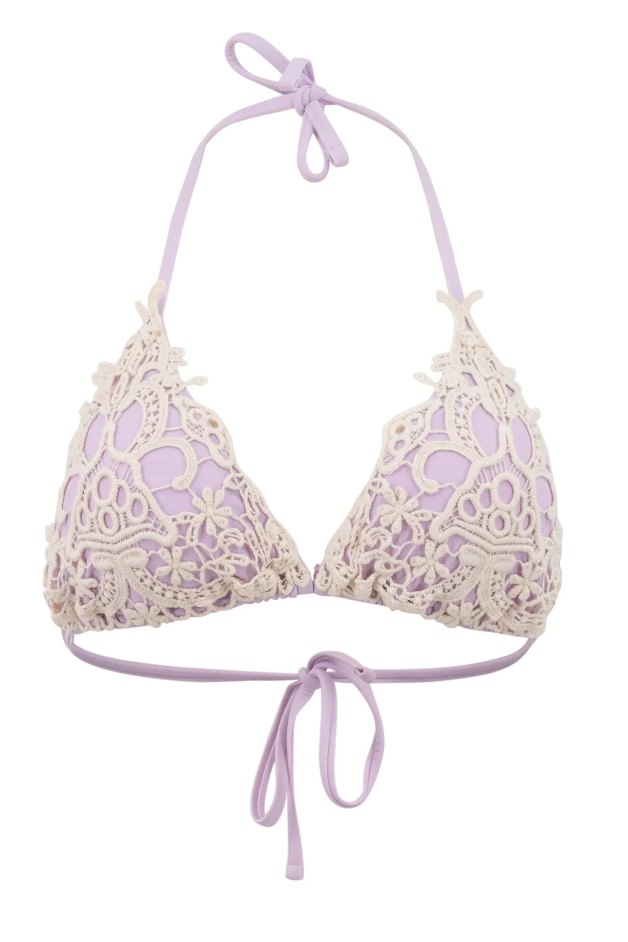 Bikini Top Ibiza Ecru Lila