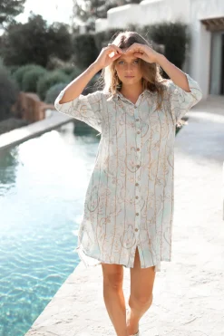 Blouse Aletta Baroque Mint Print