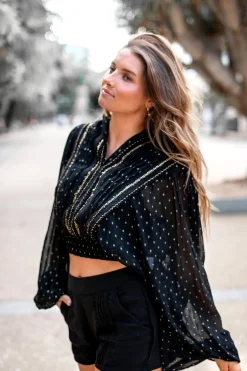 Blouse Bliss Black