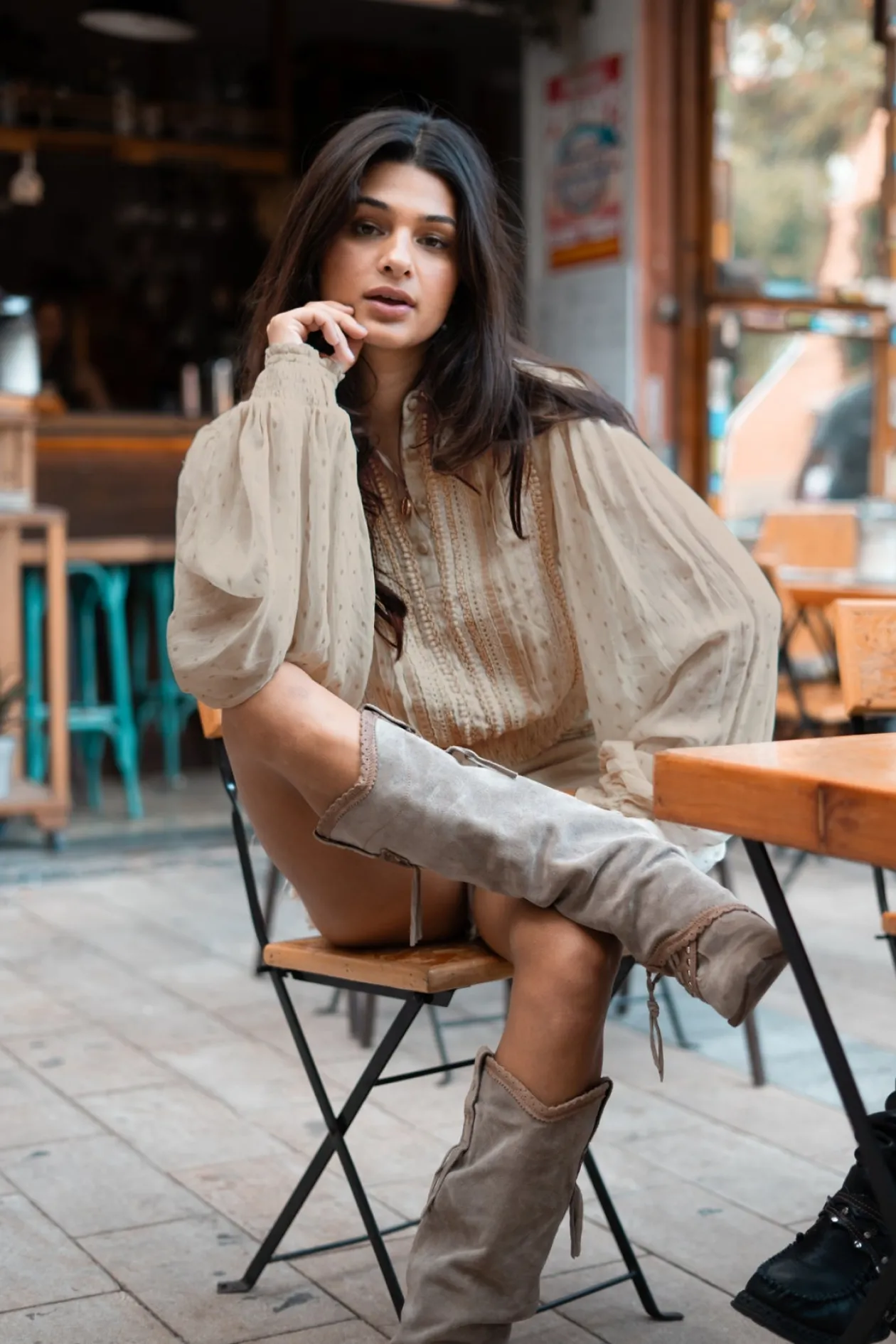 Blouse Bliss Taupe