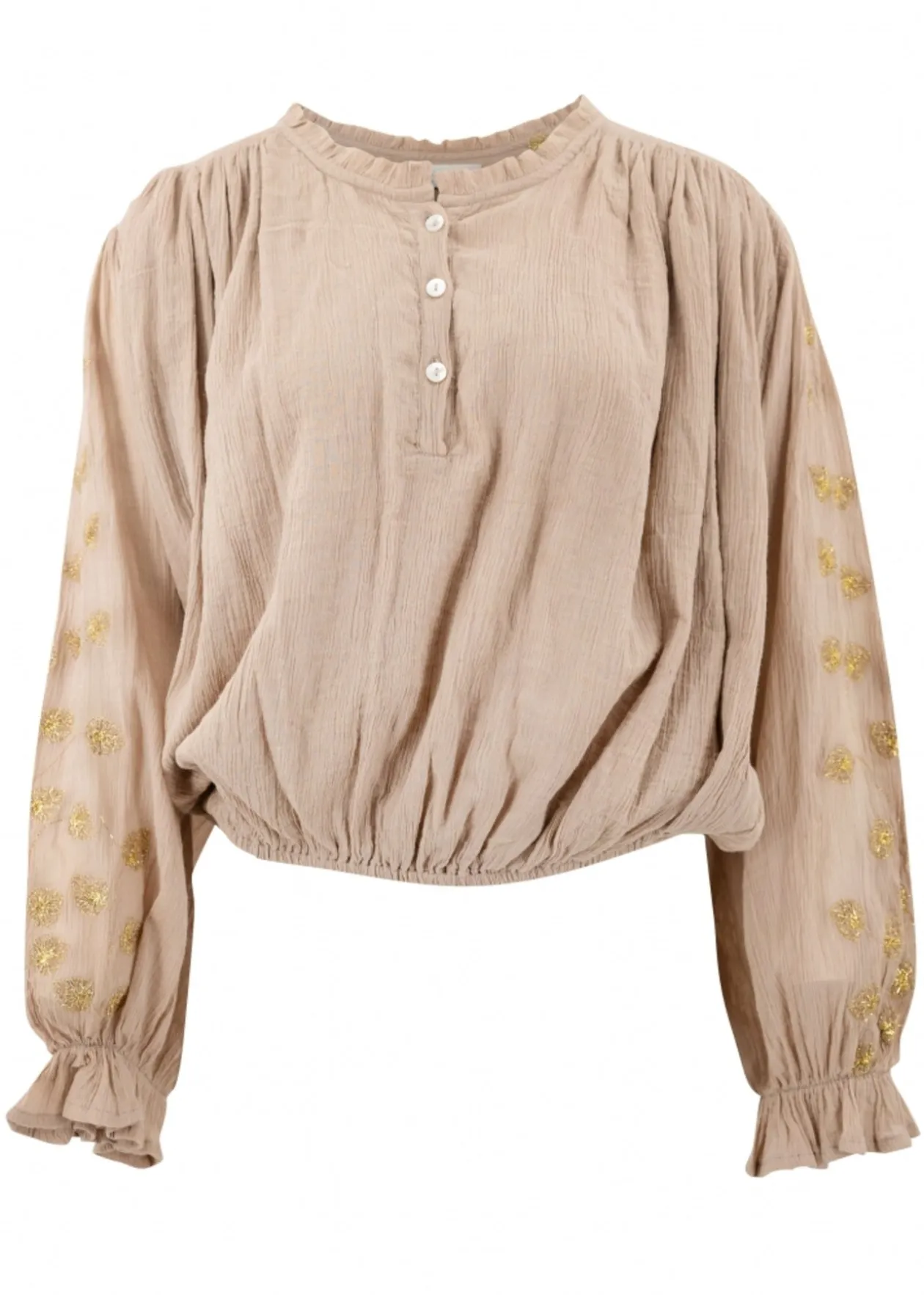 Blouse Danza Flores Light taupe