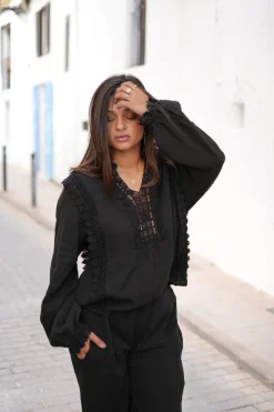 Blouse Encaje Black