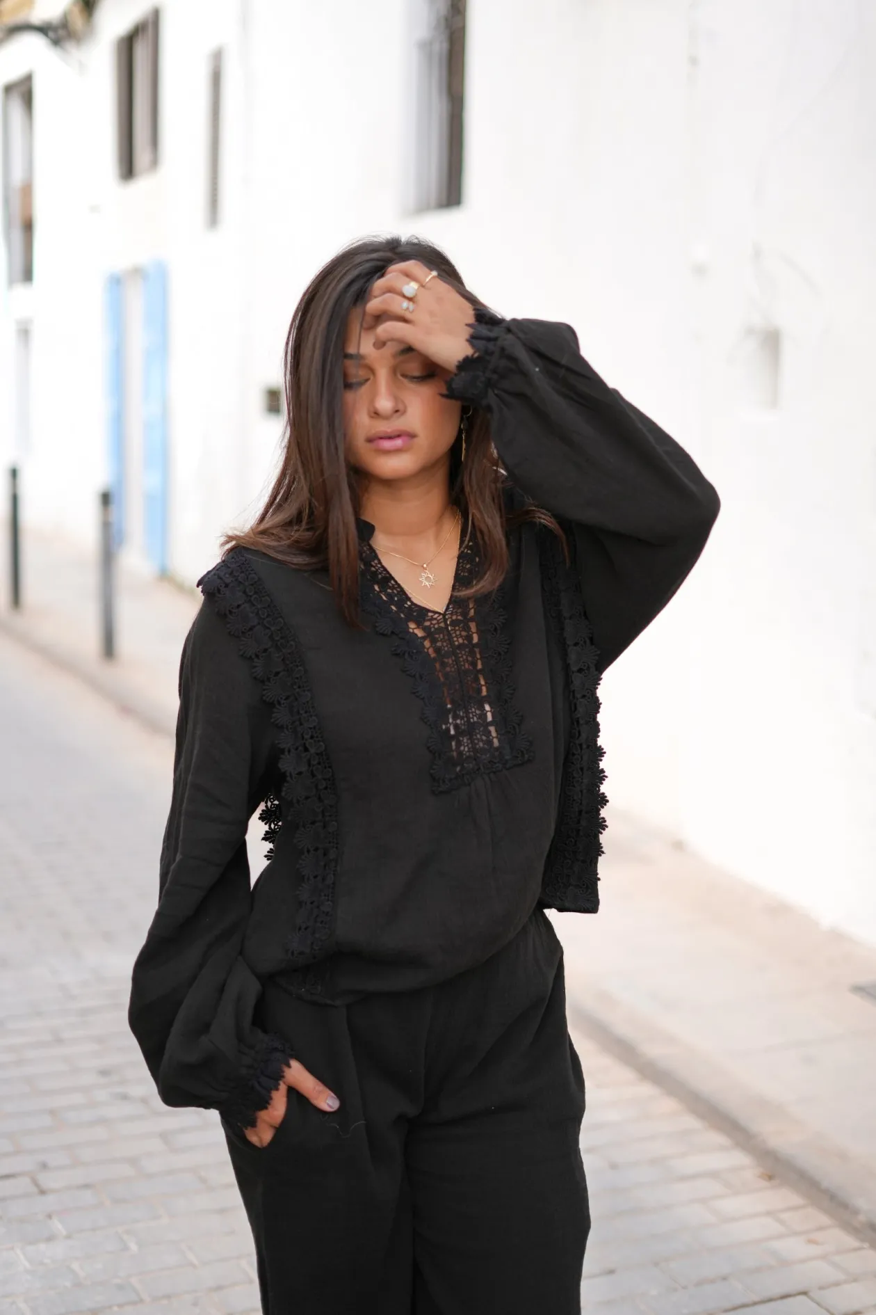 Blouse Encaje Black