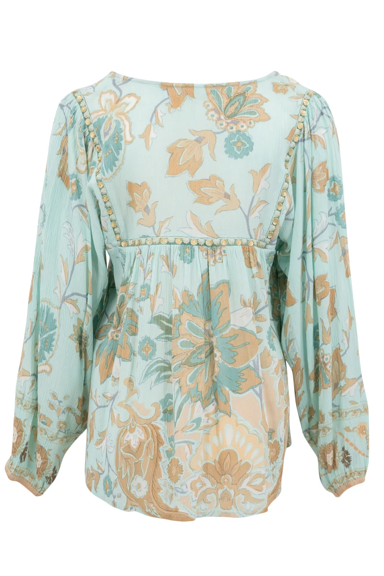 Blouse Kiki Flower Aqua