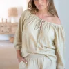 Blouse Lace Esencia Sand