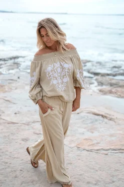 Blouse Selena Bordado Sand