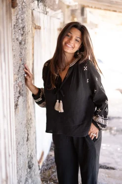 Blouse Sonrisa Black