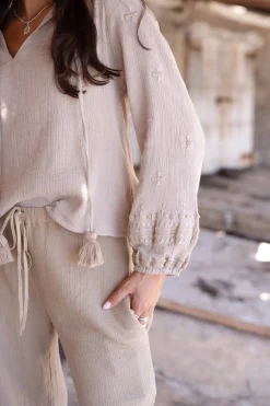 Blouse Sonrisa Taupe