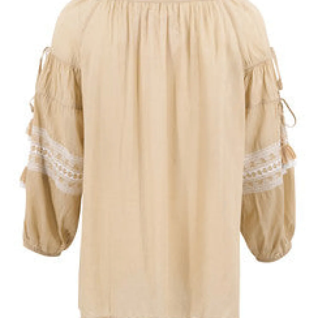 Blouse Tassel Beige