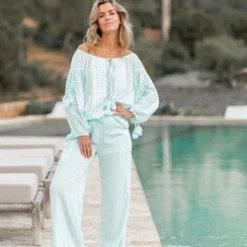 Blouse Tassel Mint