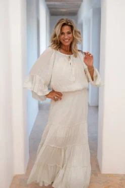 Blouse Yira Boho Ecru