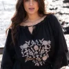 Blouse Yira Bordado Black