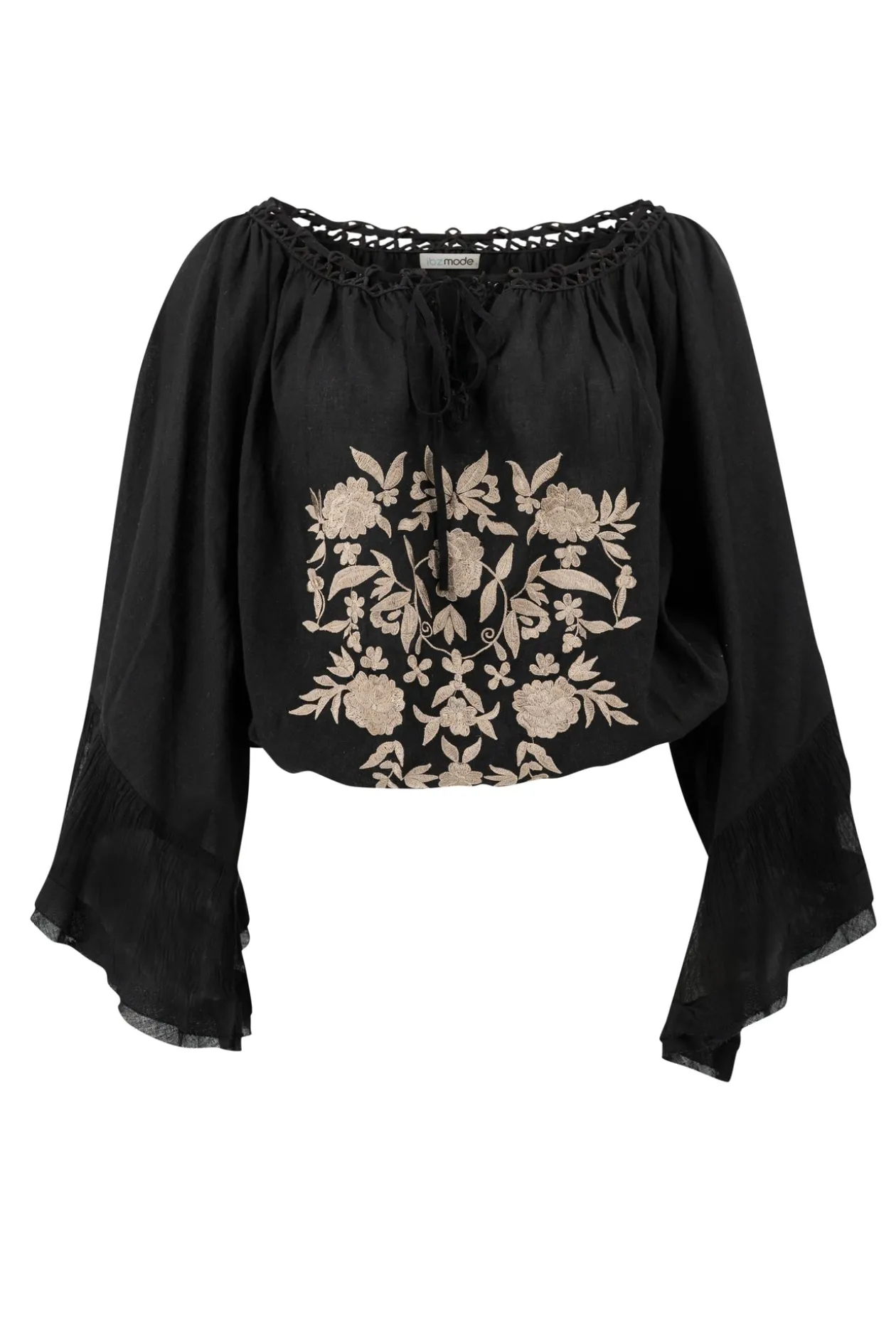 Blouse Yira Bordado Black