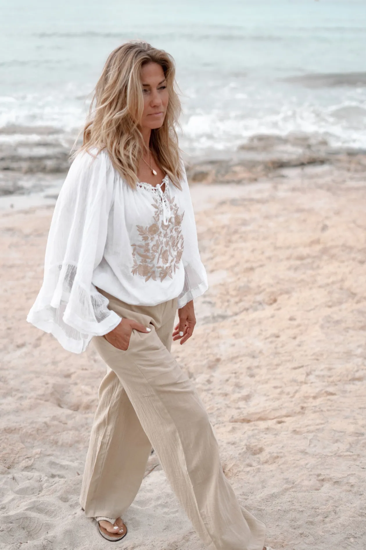 Blouse Yira Bordado White