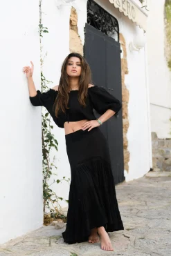 Crop Top Gypsy Zwart
