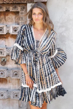 De Tunic Isabella Crochet Beige