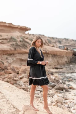 De Tunic Isabella Crochet Black