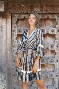 De Tunic Isabella Crochet Beige