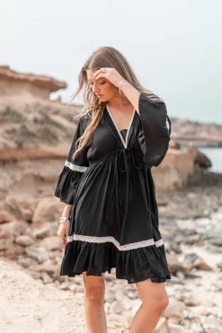 De Tunic Isabella Crochet Black