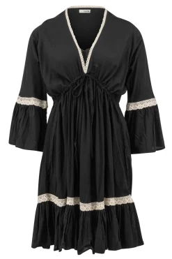 De Tunic Isabella Crochet Black