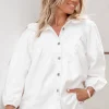 Denim Blouse Pancha Off White