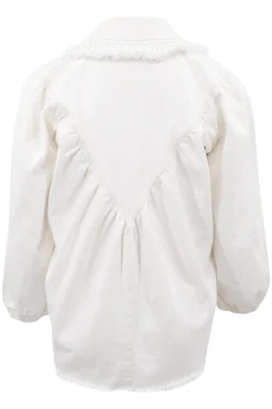 Denim Blouse Pancha Off White