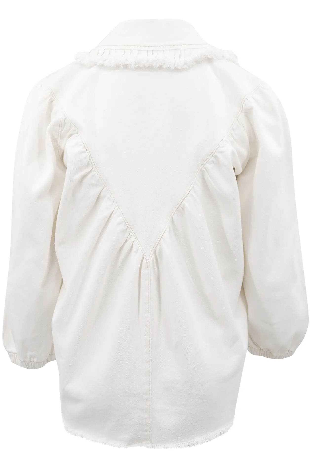 Denim Blouse Pancha Off White