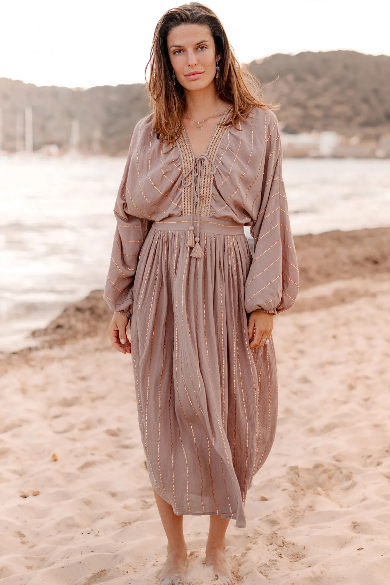 Dress Emika Light Taupe