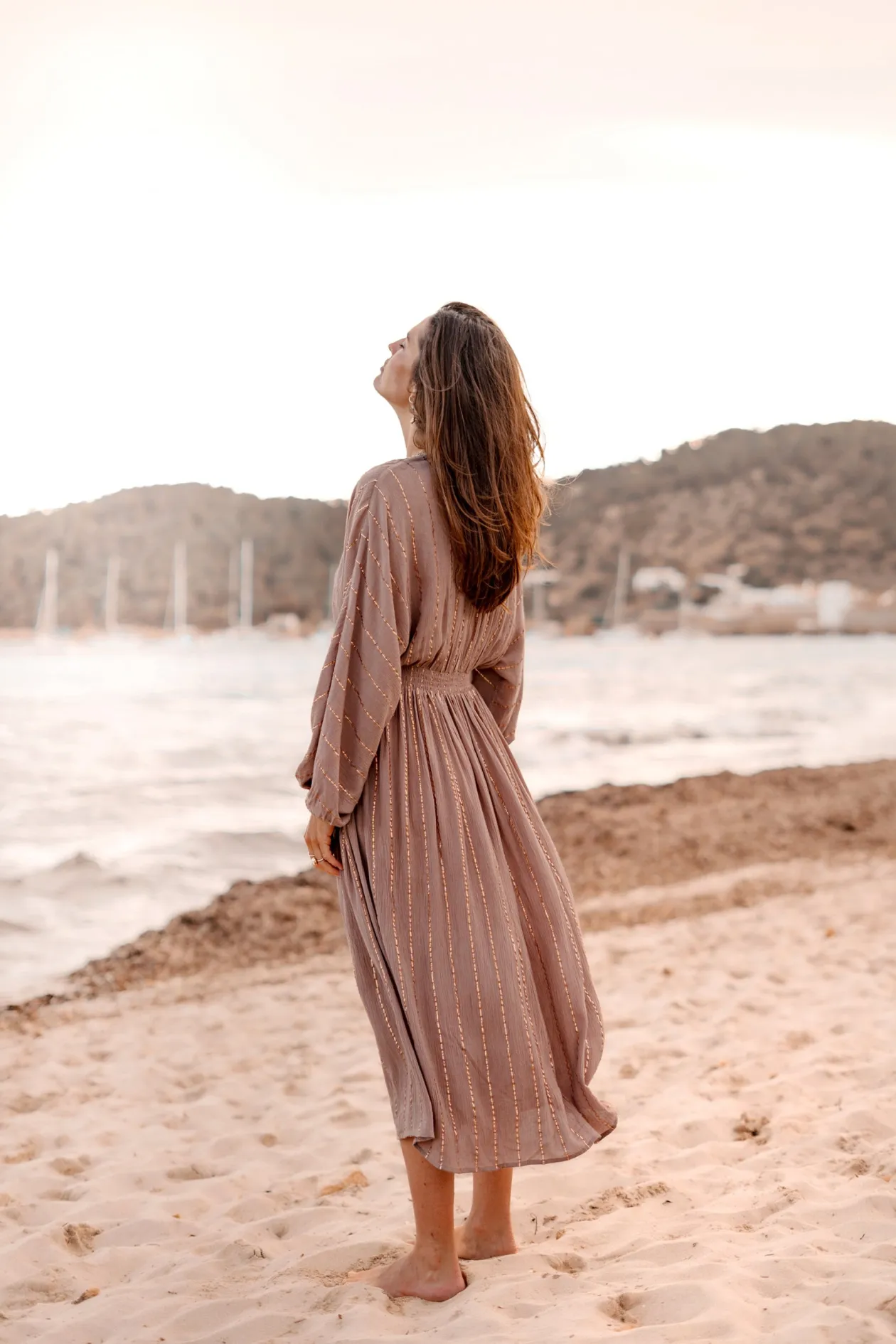 Dress Emika Light Taupe