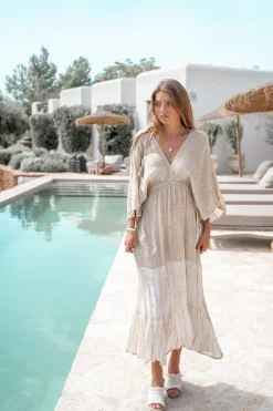 Dress Emilia Tye Dye Beige/ white