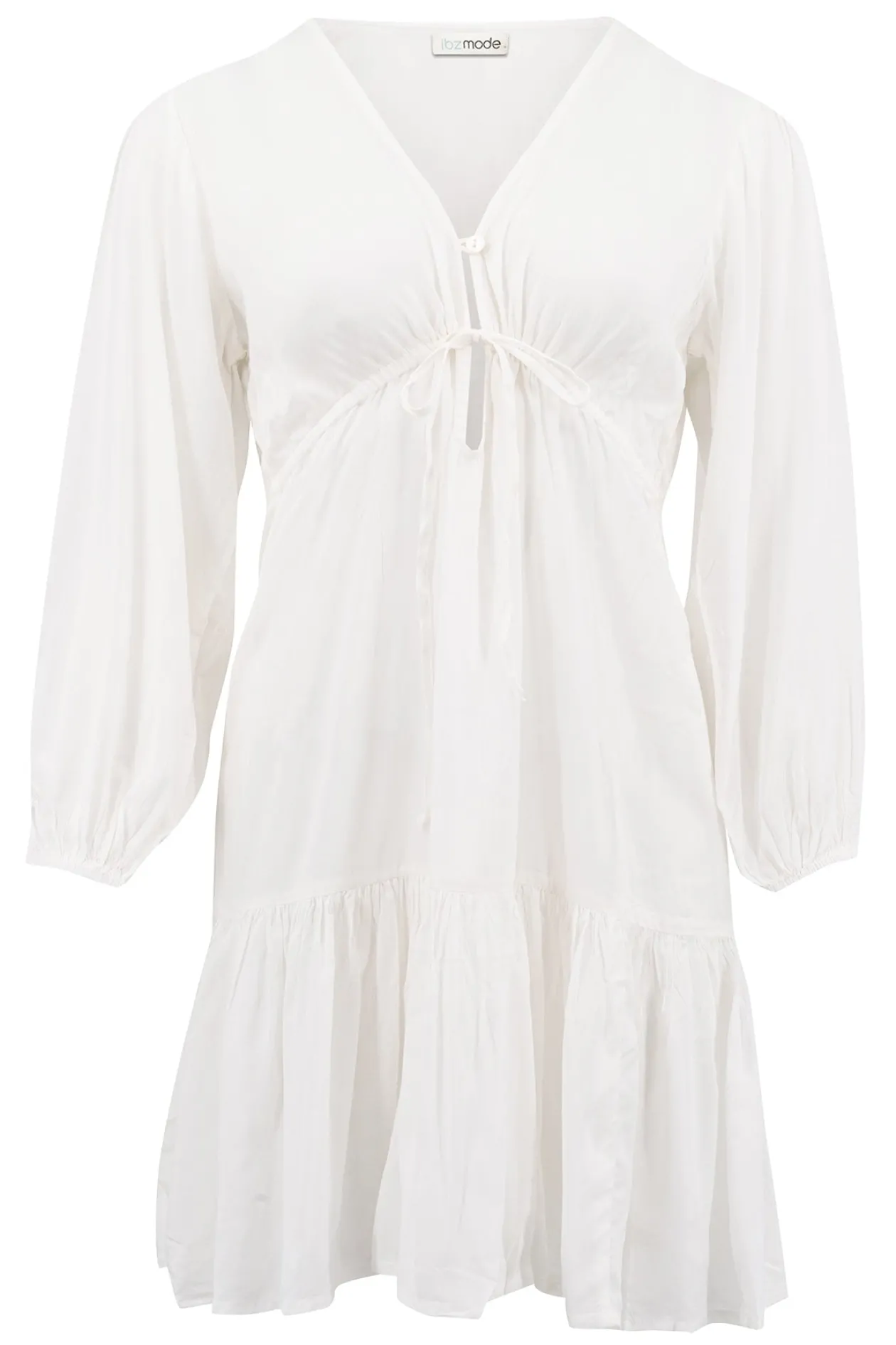 Dress Eva Plain Ivory