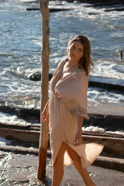 Dress Fly Jersey Sand