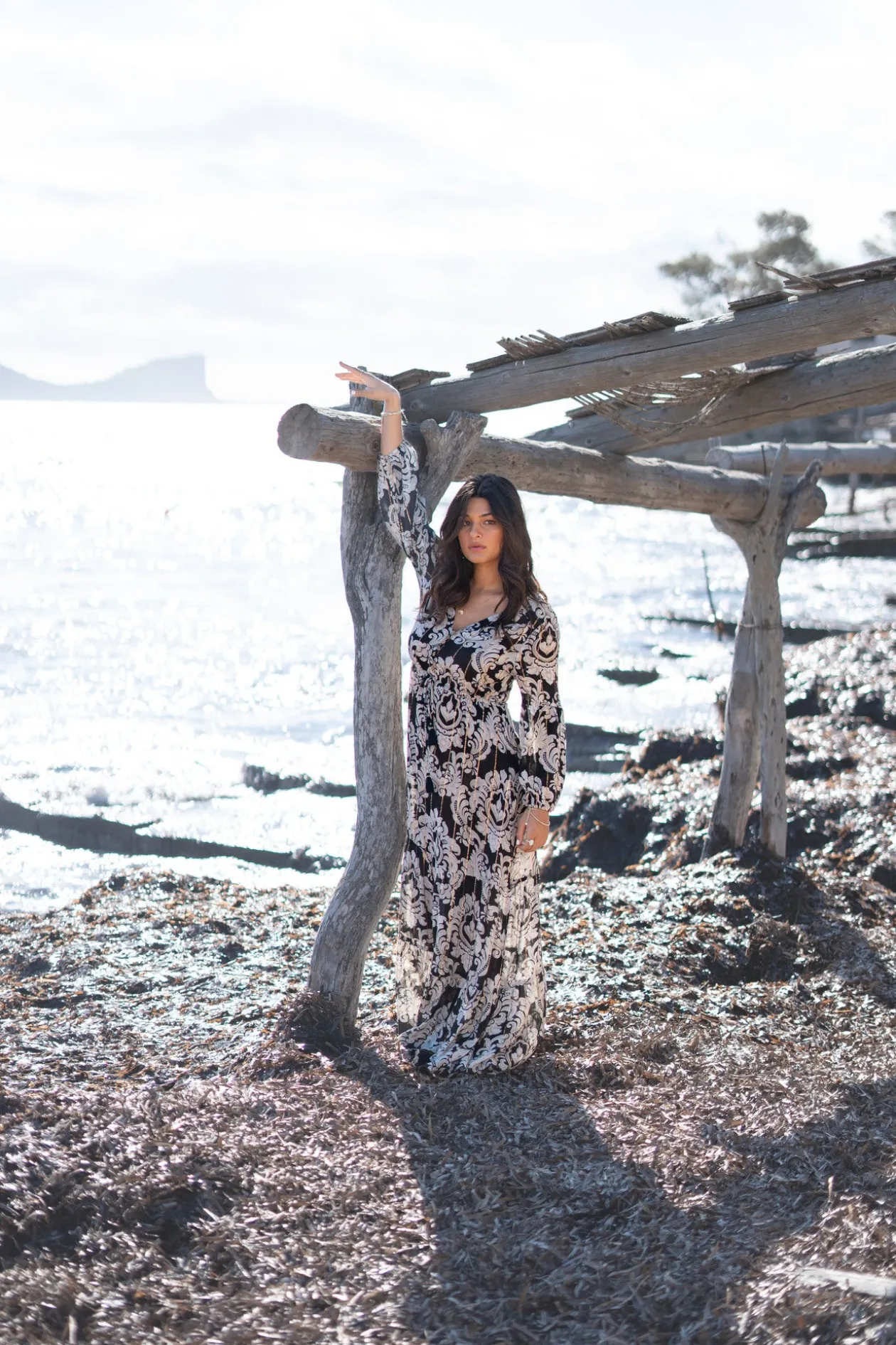 Dress Gloria Baroque Black print