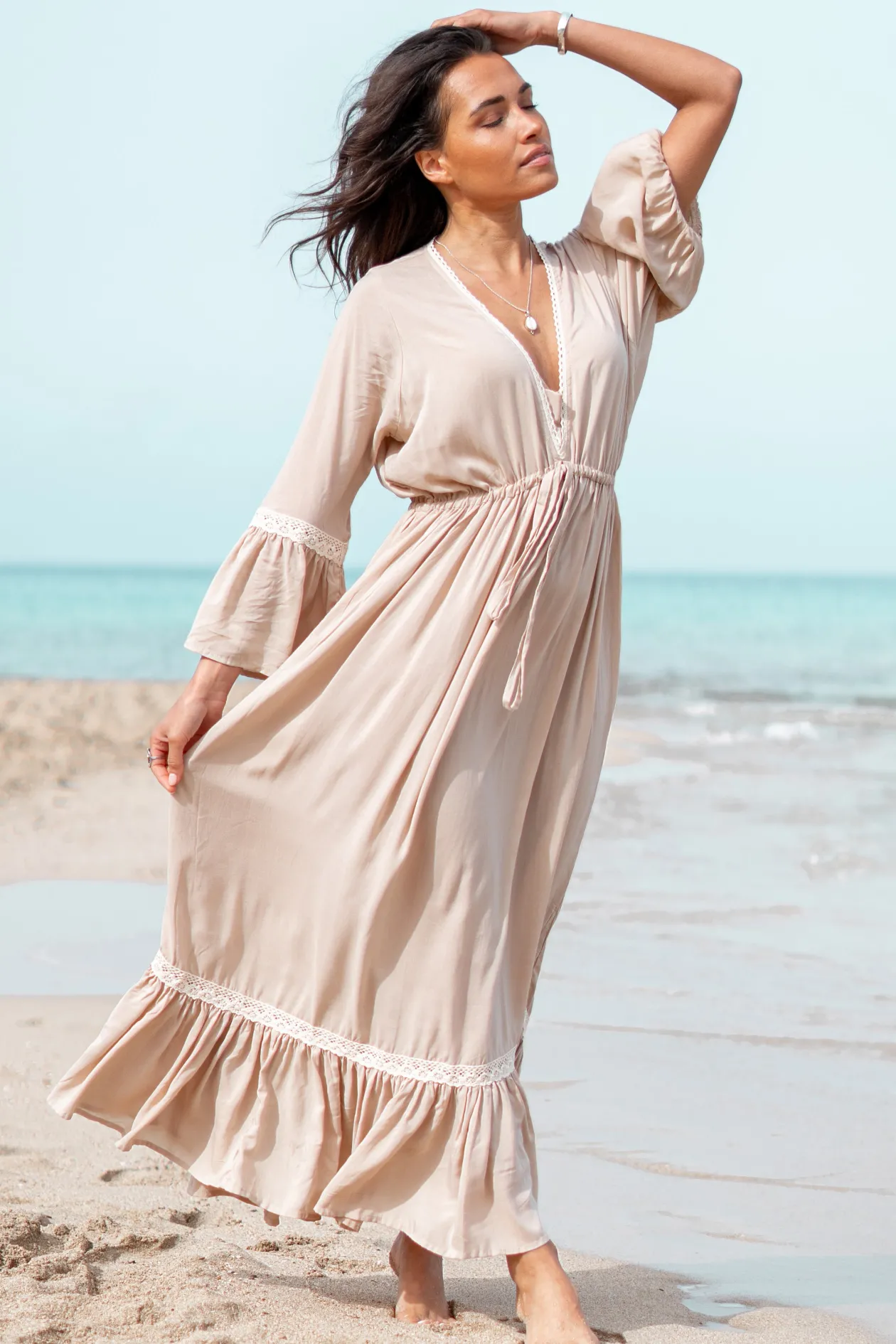 Dress Isabella Crochet Ecru