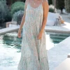 Dress Madia Baroque Mint Print