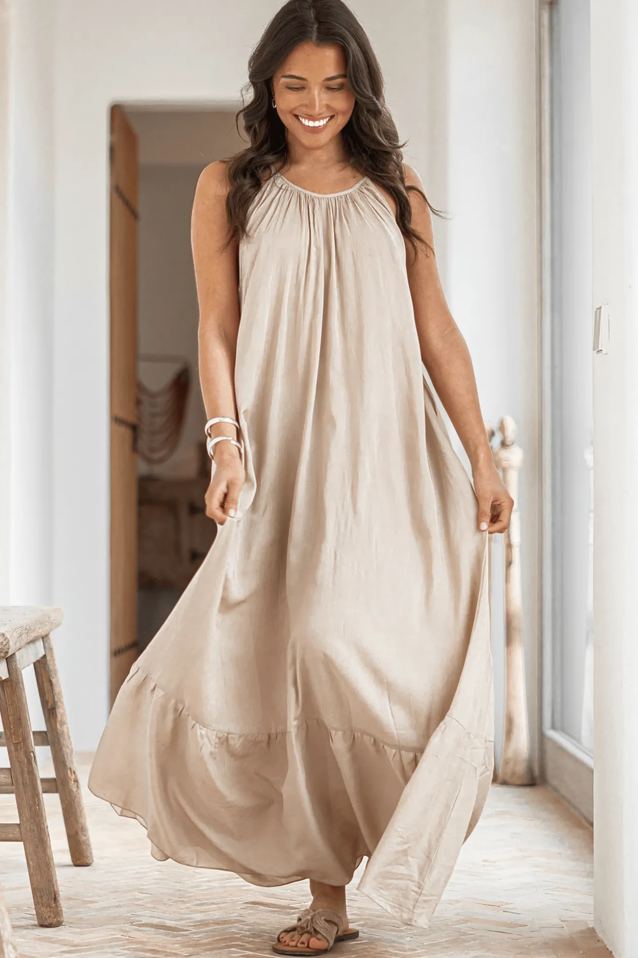 Dress Mina Taupe