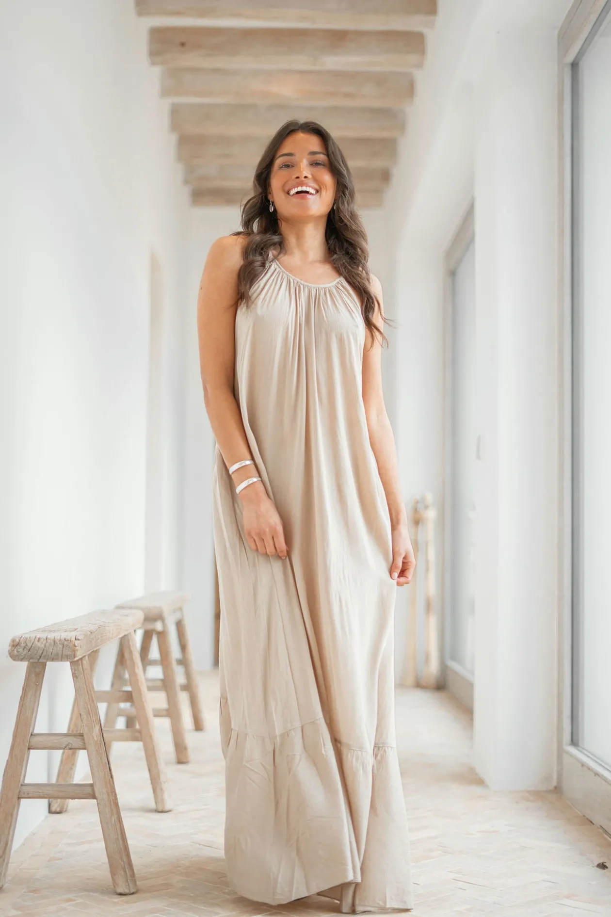 Dress Mina Taupe