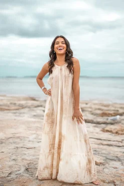 Dress Mina Tie Dye Taupe