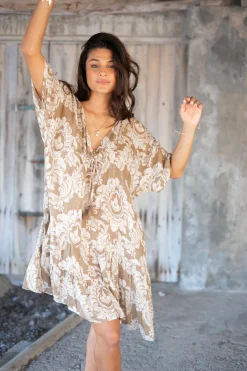 Dress Mio Baroque Taupe