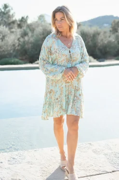 Dress Mio Paisley Mint