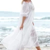 Dress Peralta Bordado White
