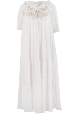 Dress Peralta Bordado White