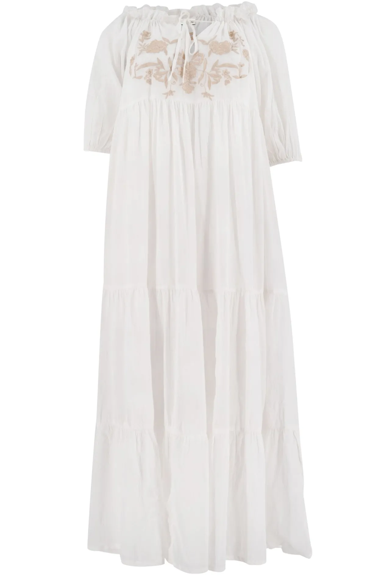 Dress Peralta Bordado White