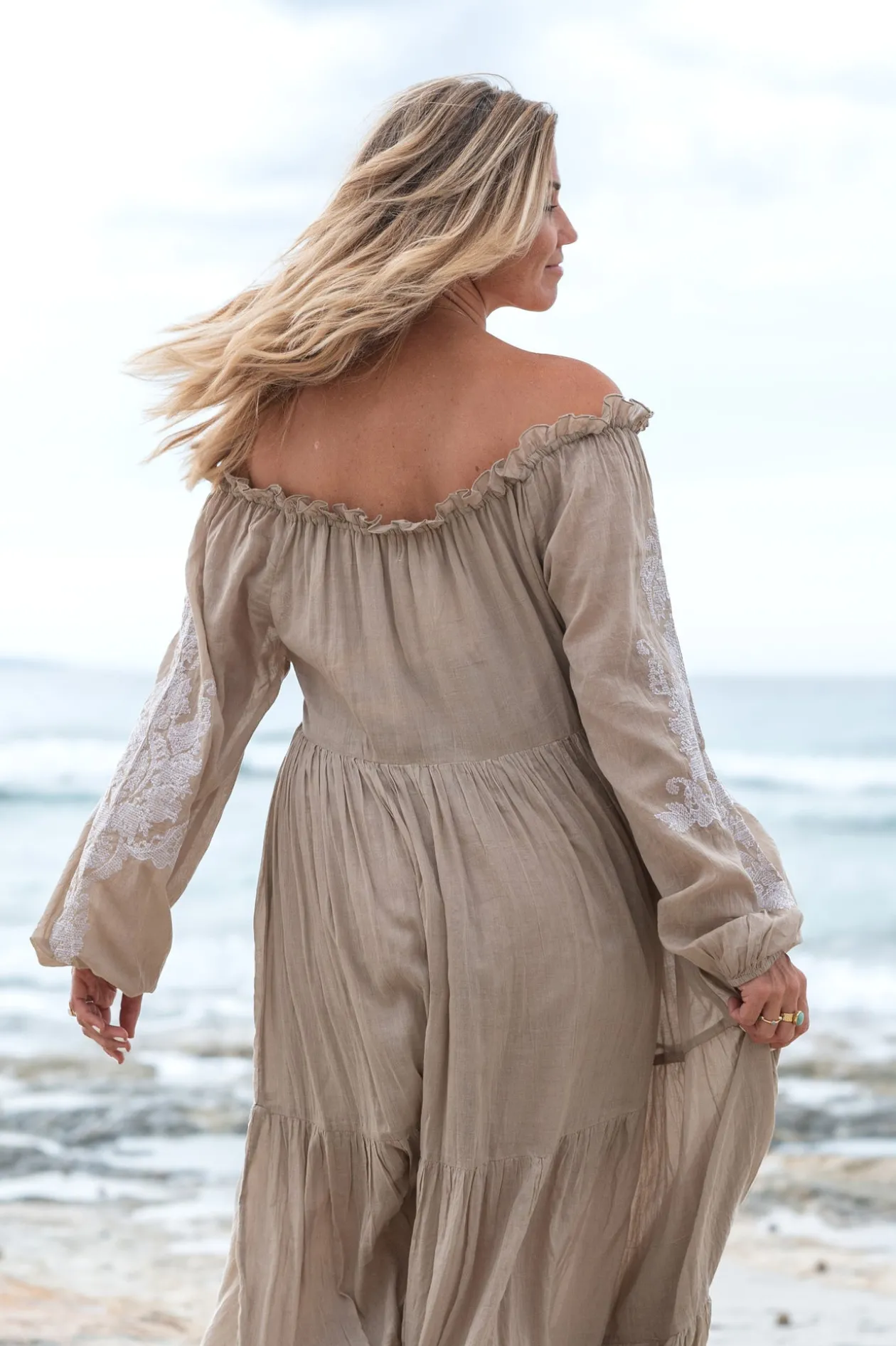 Dress Peralta Cuenca Light Taupe