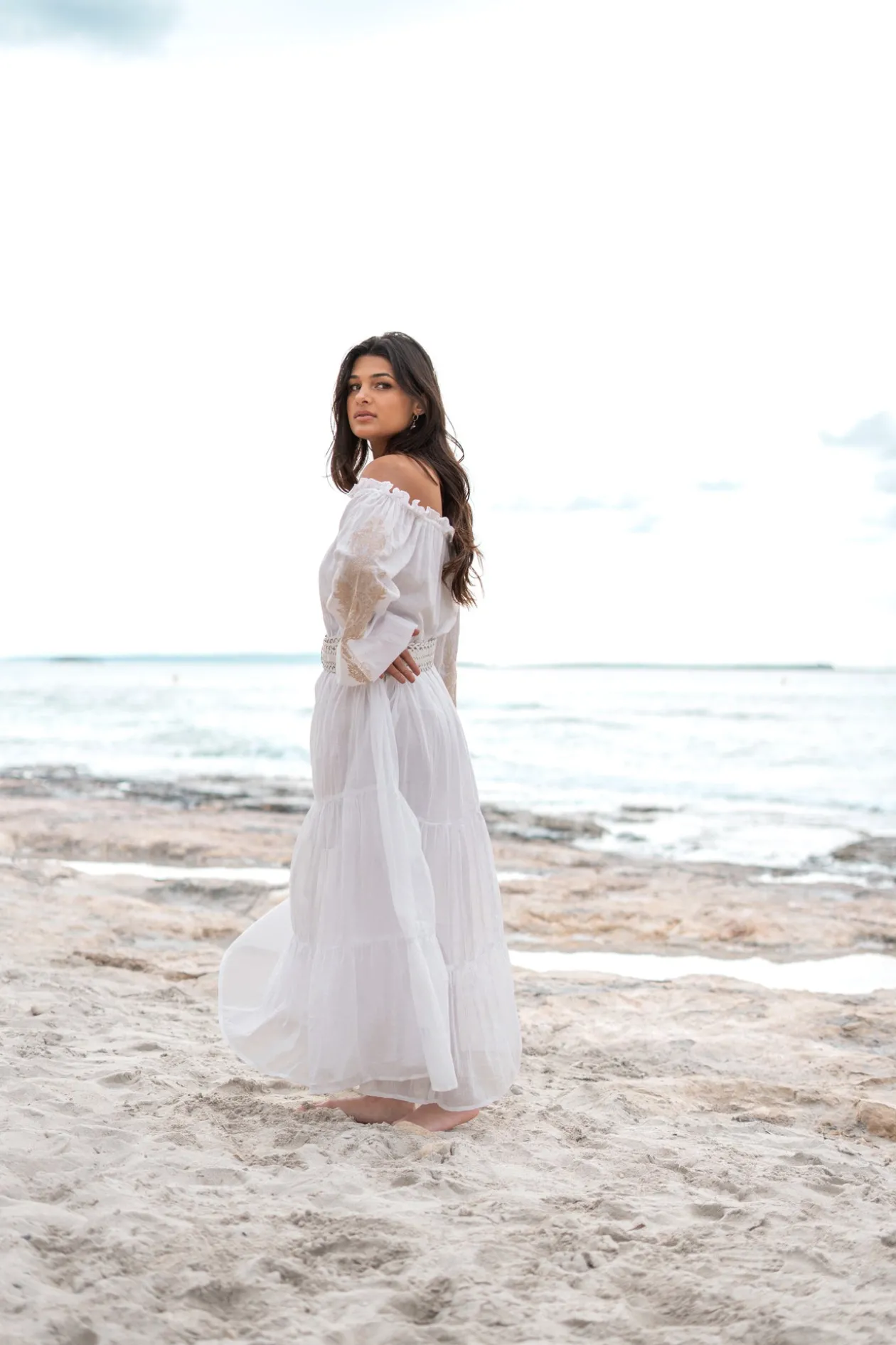 Dress Peralta Cuenca White