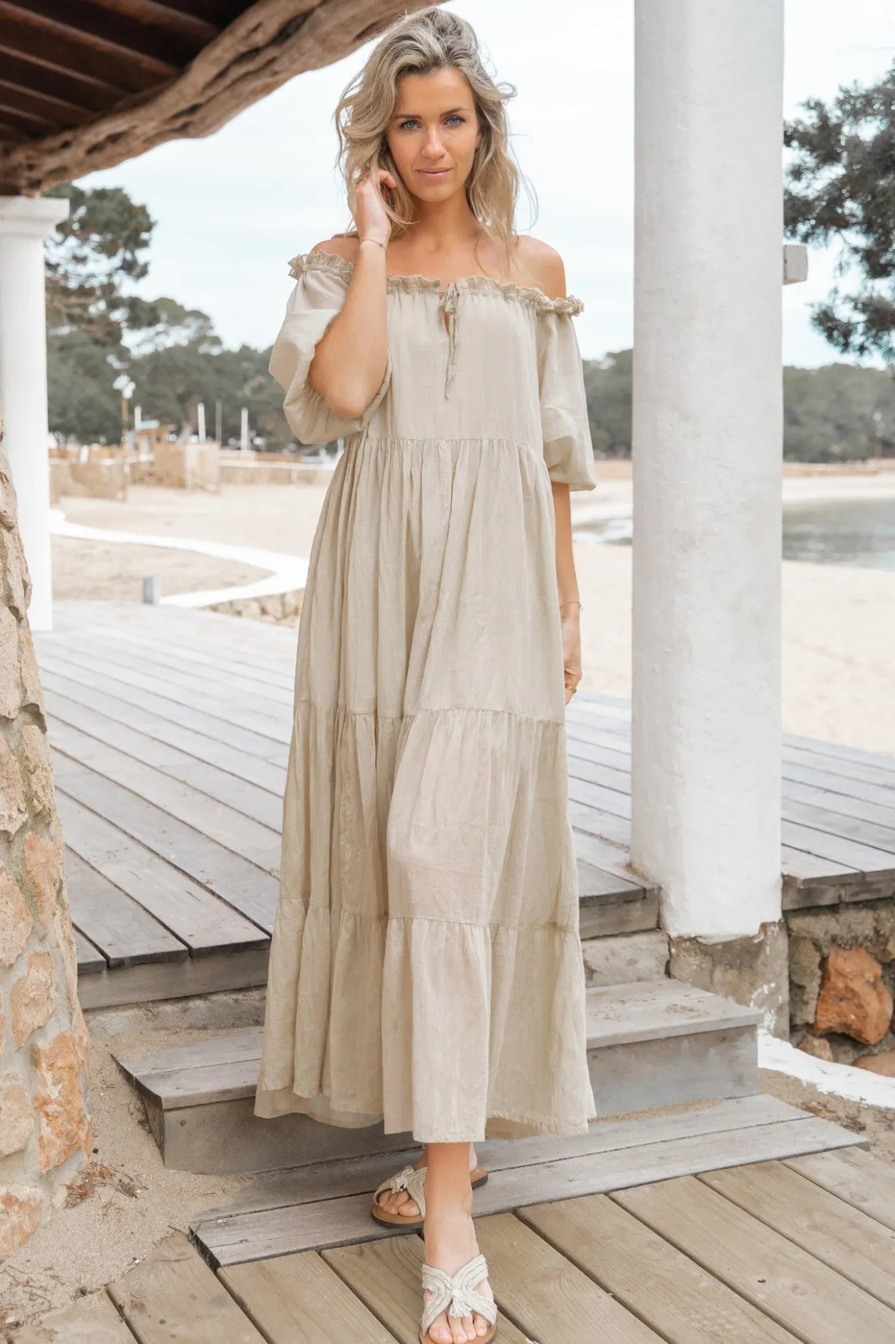 Dress Peralta Sand